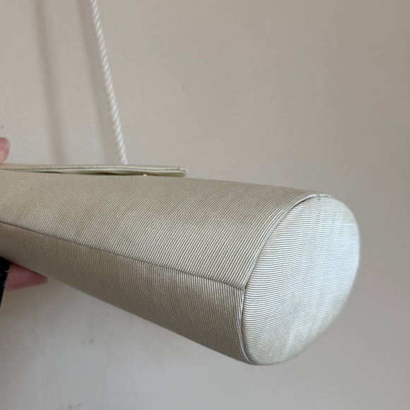 Timmy Woods Beverly Hills Vintage Handbag Mini Bag Butter Yellow Crystal Handle - Picture 13 of 16